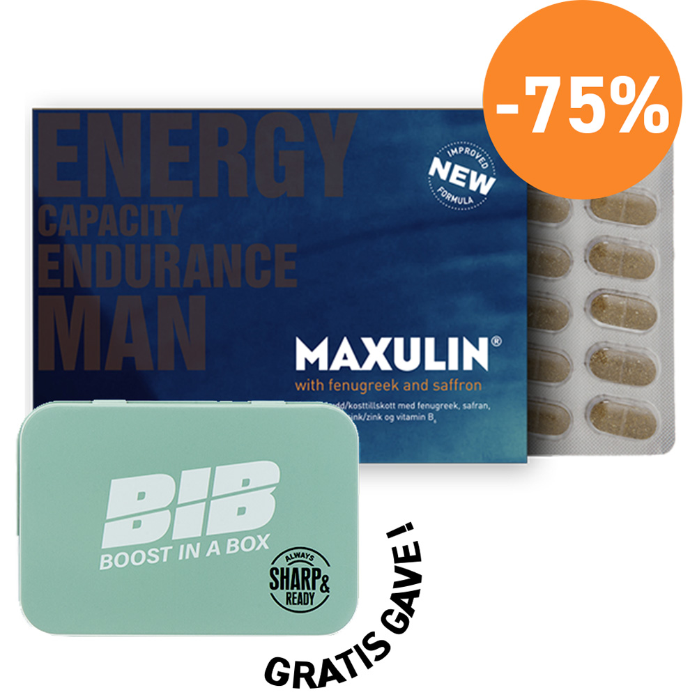 Produktpakke Maxulin - kosttilskudd for menn